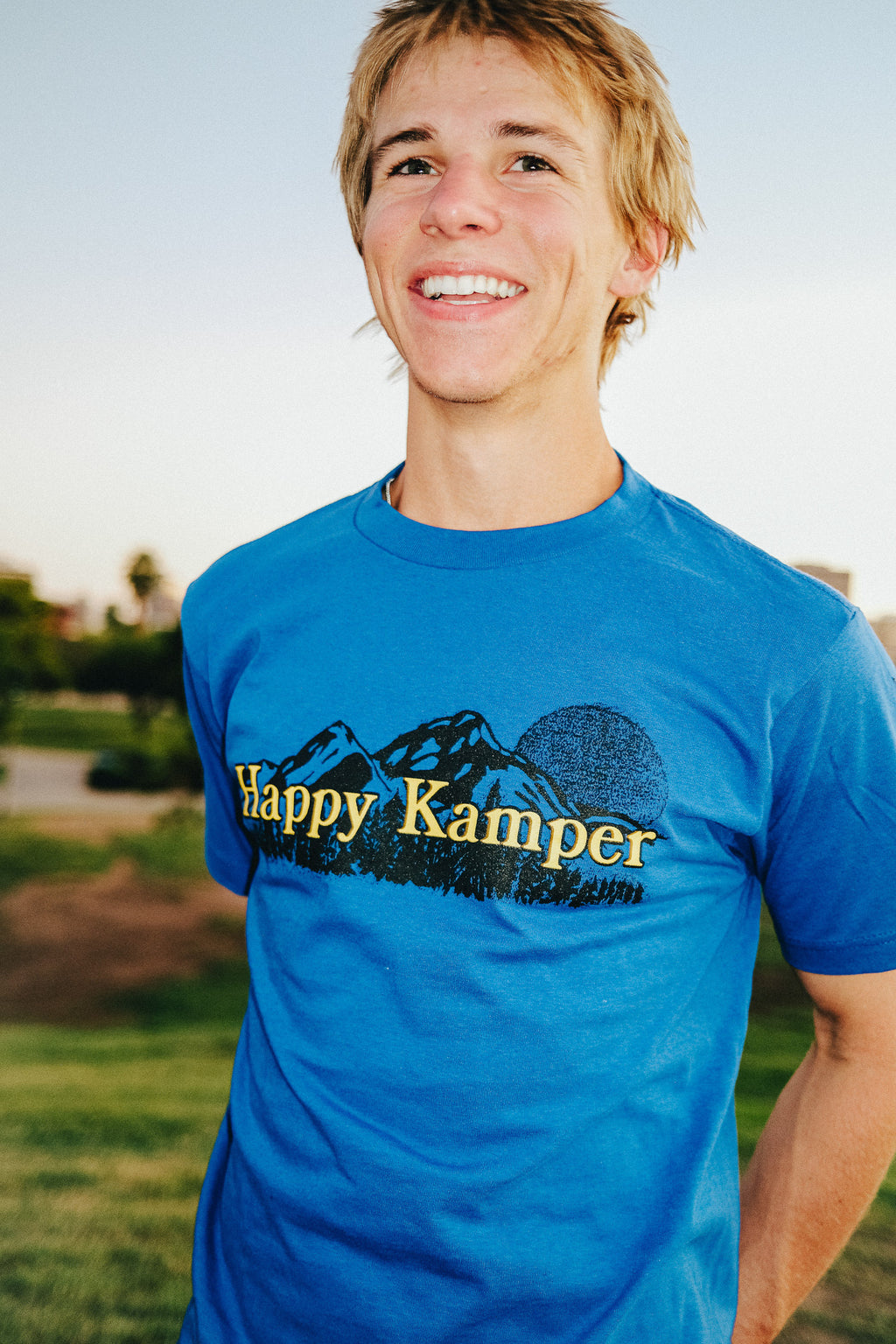Blue Happy Kamper